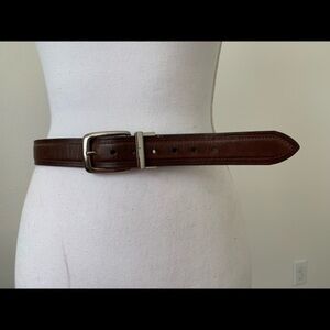 Chaps Men's Brown Leather Belt